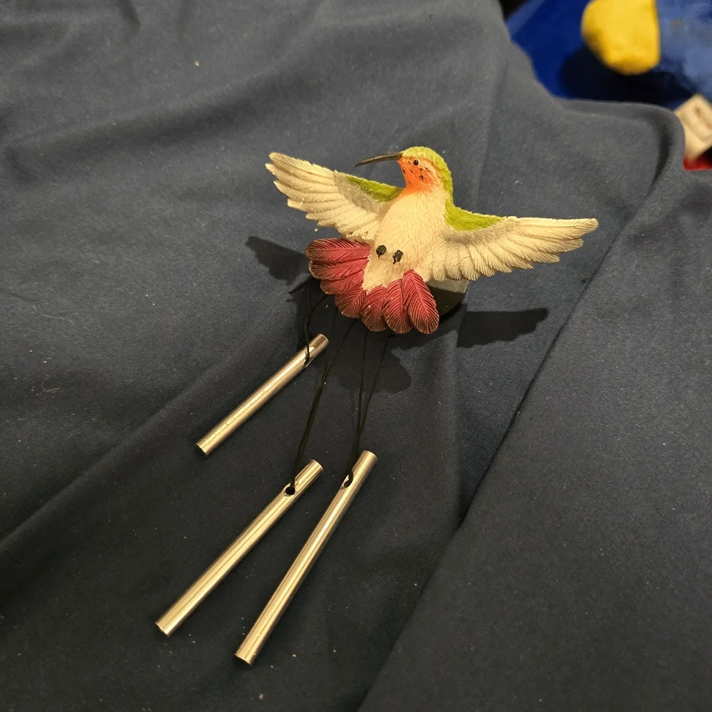 Colorful Hummingbird Wind Chime Magnet